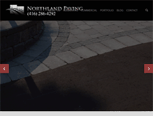 Tablet Screenshot of northlandpaving.com